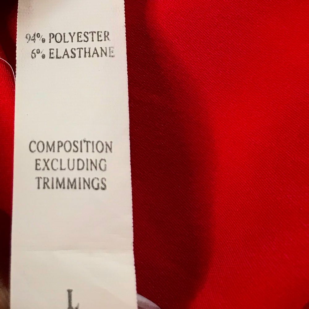 VIctoria’s Secret Sista Shei Red Cami Top L - Picture 4 of 15